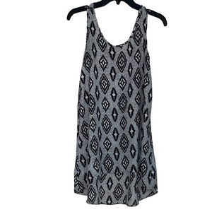 Pink Republic Black and White Patterned tunic top